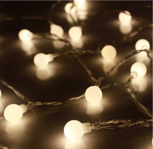 10M 100 Globe String Lights LED gerlyanda holiday fairy Lights for Christmas lights party outdoor tree lighting decoration