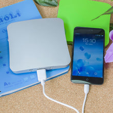 High quality portable solar mobile phone charger 5200mah Square Suckers Style Solar Charger Standard USB Solar Power Bank