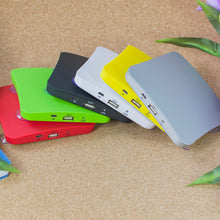 High quality portable solar mobile phone charger 5200mah Square Suckers Style Solar Charger Standard USB Solar Power Bank