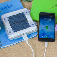 High quality portable solar mobile phone charger 5200mah Square Suckers Style Solar Charger Standard USB Solar Power Bank