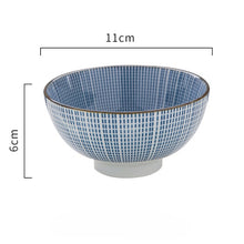 Japanese classical ceramic tableware kitchen soup noodle rice bowl 6 inch 8 inch big ramen bowl  spoon and tea cup