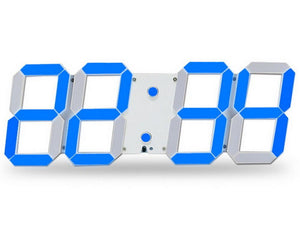 Large Digital 3D Led Wall Clock Modern Design Home Decor Duvar Saati Saat Alarms Temperature Date Countdown Timer Wall Watch