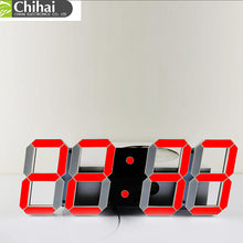 Large Digital 3D Led Wall Clock Modern Design Home Decor Duvar Saati Saat Alarms Temperature Date Countdown Timer Wall Watch