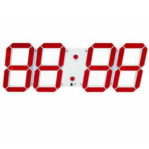 Large Digital 3D Led Wall Clock Modern Design Home Decor Duvar Saati Saat Alarms Temperature Date Countdown Timer Wall Watch