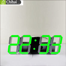 Large Digital 3D Led Wall Clock Modern Design Home Decor Duvar Saati Saat Alarms Temperature Date Countdown Timer Wall Watch