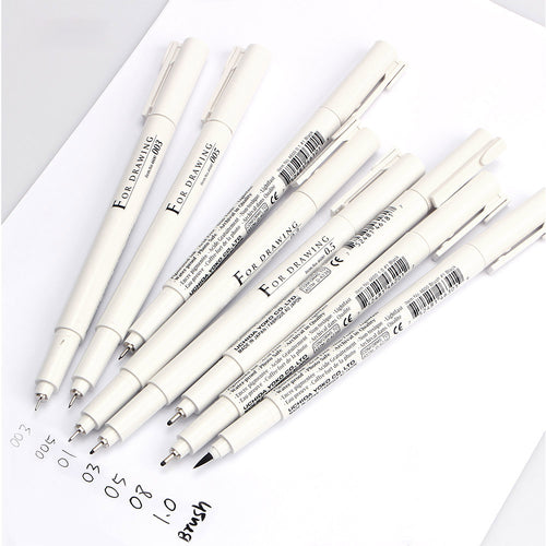 Sketch Liner/Brush 0.03mm/0.05mm/0.1mm/0.3/0.5/0.8/1.0mm Water Resistant Gundam Drawing Pen Design/Comic Painting Supplies