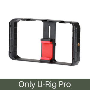 Ulanzi U-Rig Pro Smartphone Video Rig w 3 Shoe Mounts Filmmaking Case Handheld Phone Video Stabilizer Grip Tripod Mount Stand