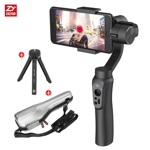 zhi yun Zhiyun Official Smooth Q 3-Axis Handheld Gimbal Stabilizer Phone Stabilizer for iPhone 8 X for Samsung Huawei Xiaomi